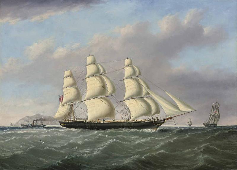 Joseph heard bound merchantman passing Anglesey China oil painting art